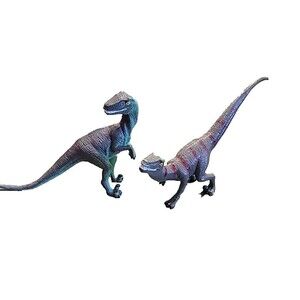Vtg 1997 Lot  Jasman Dinosaur Velociraptor Raptor 5" Figures 2pc